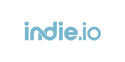 indie.io logo blue colored