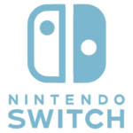 Nintendo Switch logo blue colored