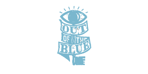 out of the blue logo blue colored
