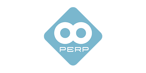 perpetual games logo blue colored